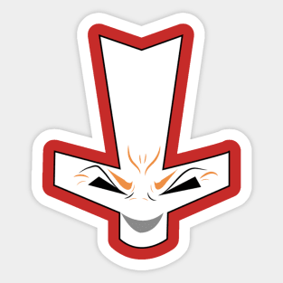 Crashing Castles Orange Warrior Sticker